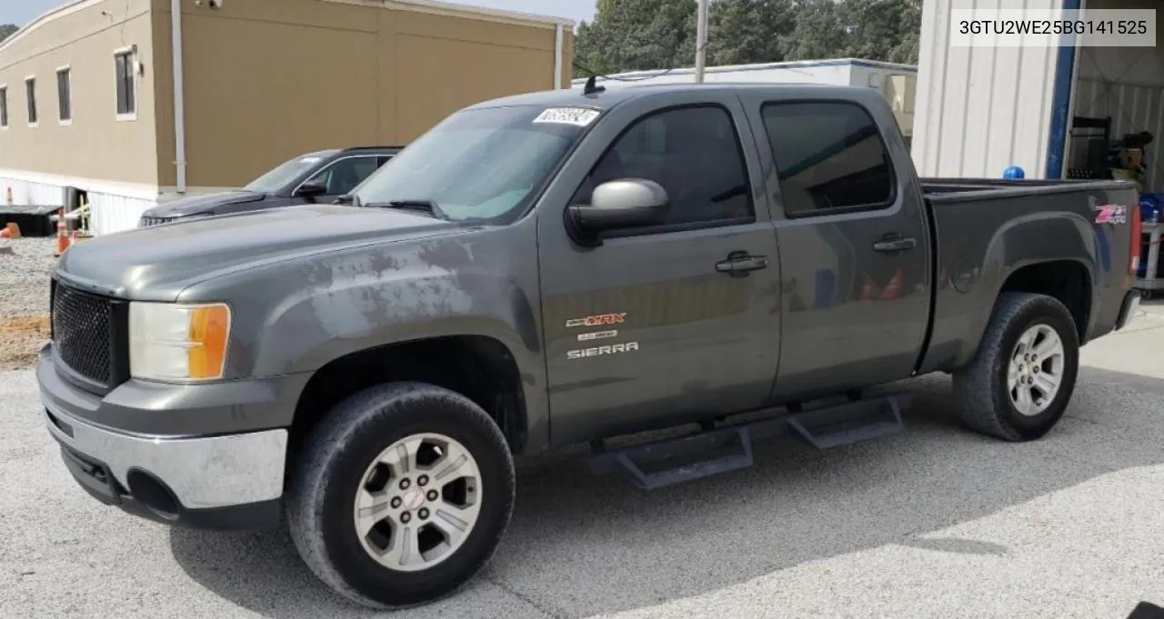 2011 GMC Sierra K1500 Slt VIN: 3GTU2WE25BG141525 Lot: 70569324