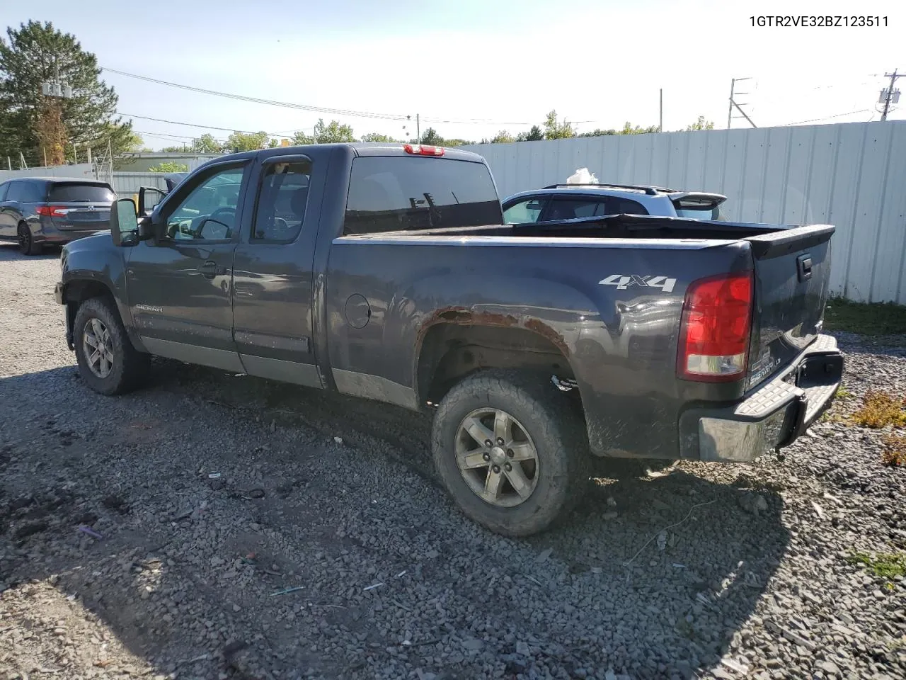 2011 GMC Sierra K1500 Sle VIN: 1GTR2VE32BZ123511 Lot: 70639284