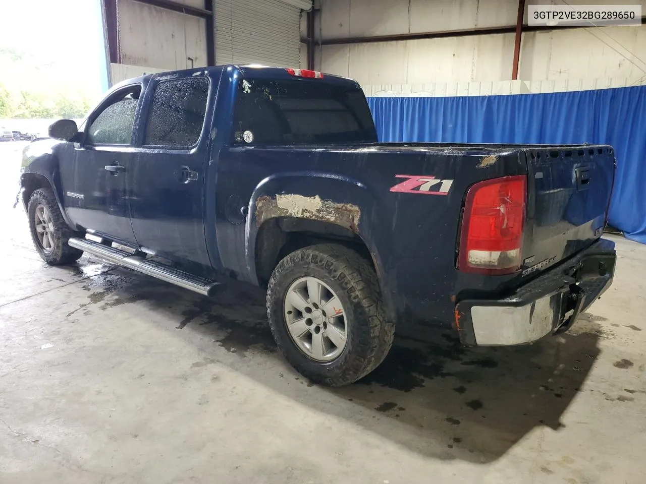 2011 GMC Sierra K1500 Sle VIN: 3GTP2VE32BG289650 Lot: 70953454