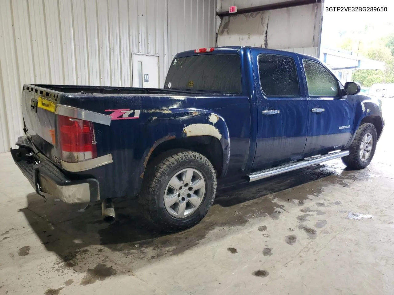 2011 GMC Sierra K1500 Sle VIN: 3GTP2VE32BG289650 Lot: 70953454