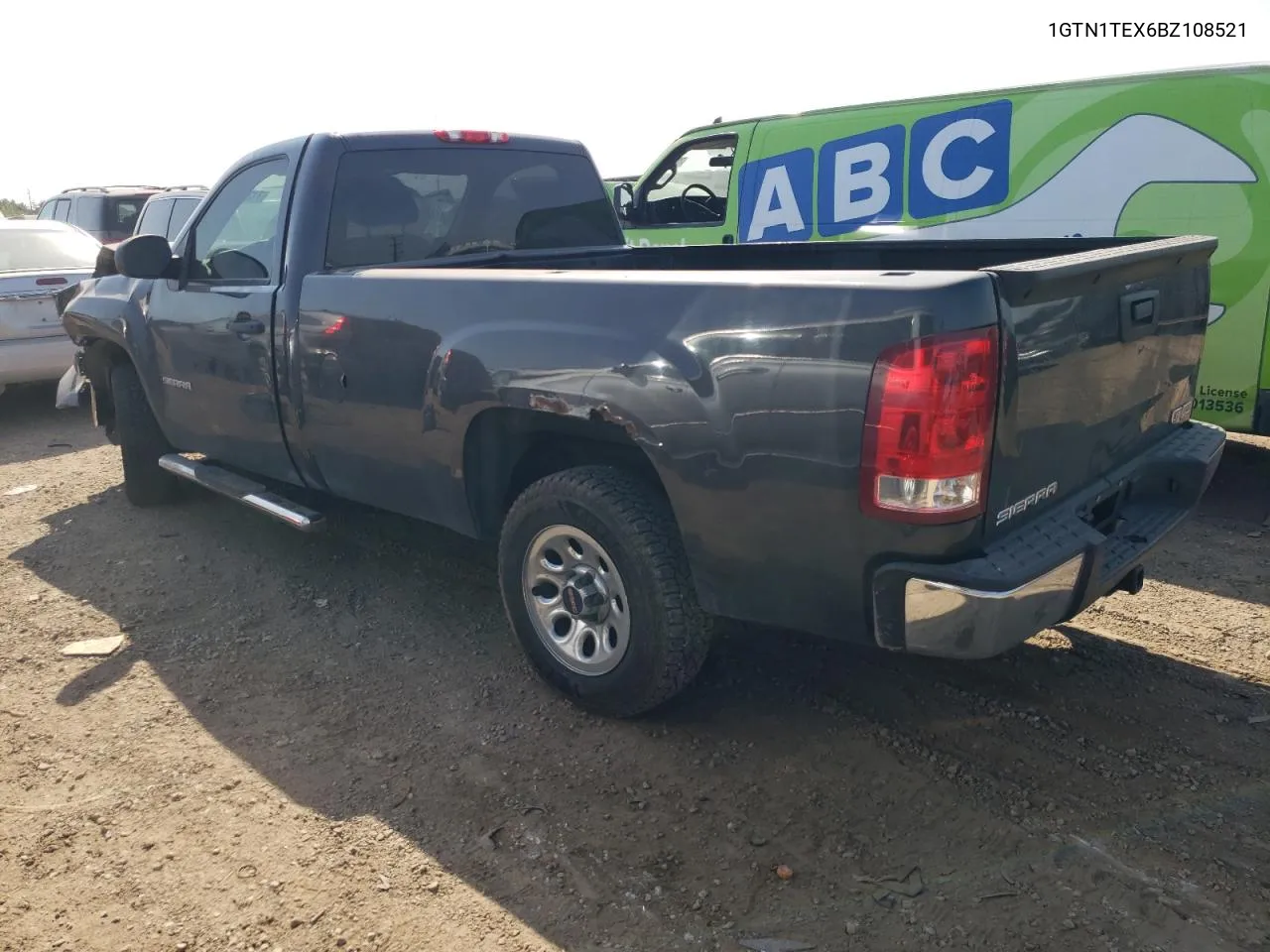 2011 GMC Sierra C1500 VIN: 1GTN1TEX6BZ108521 Lot: 71317824