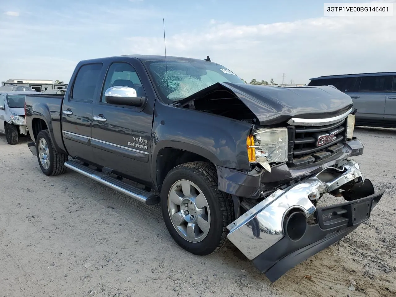 2011 GMC Sierra C1500 Sle VIN: 3GTP1VE00BG146401 Lot: 71450914