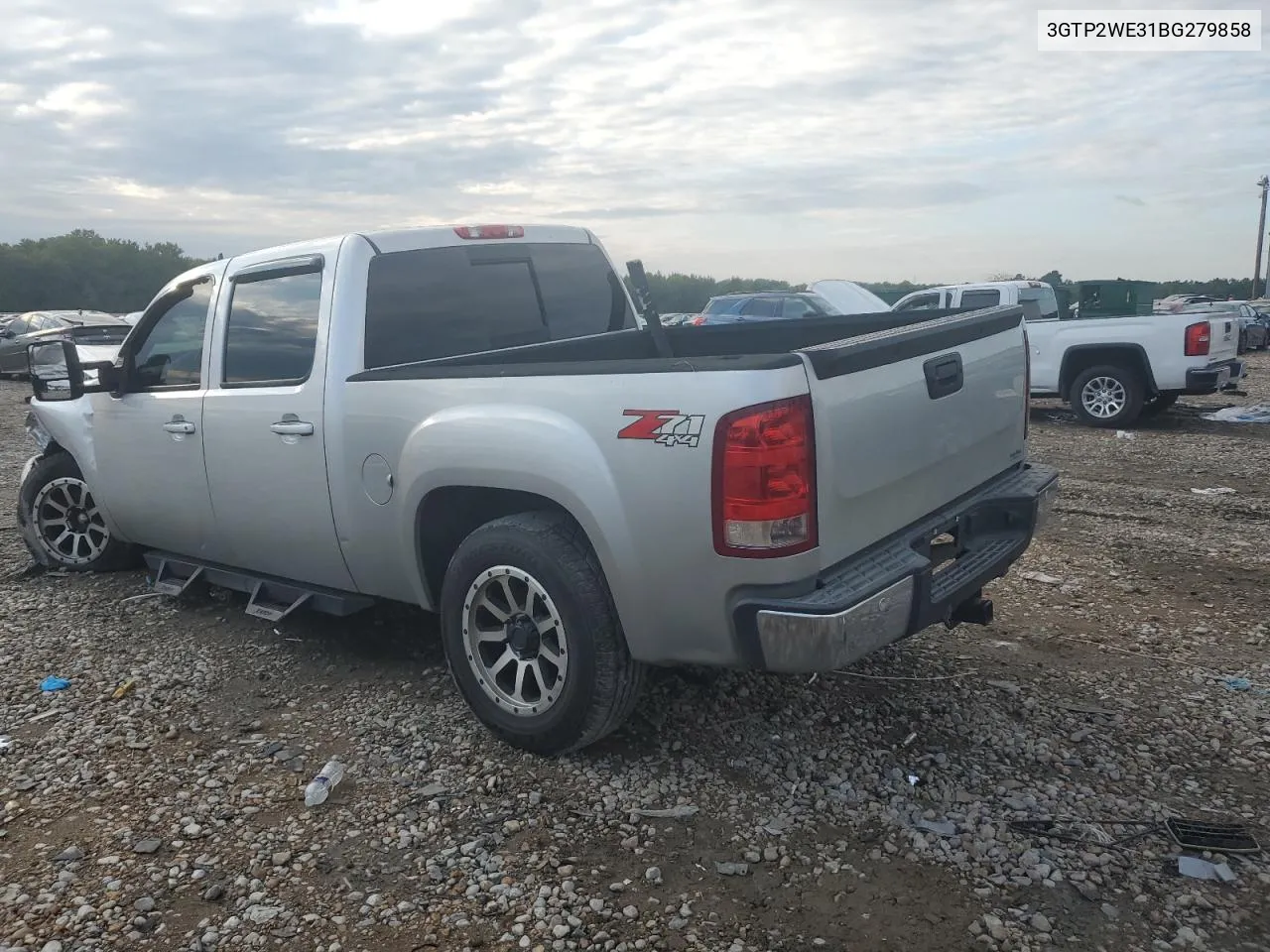 2011 GMC Sierra K1500 Slt VIN: 3GTP2WE31BG279858 Lot: 71538524