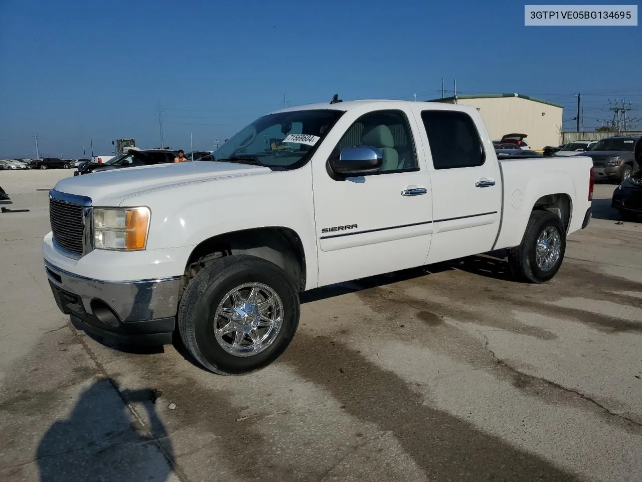 2011 GMC Sierra C1500 Sle VIN: 3GTP1VE05BG134695 Lot: 71569604