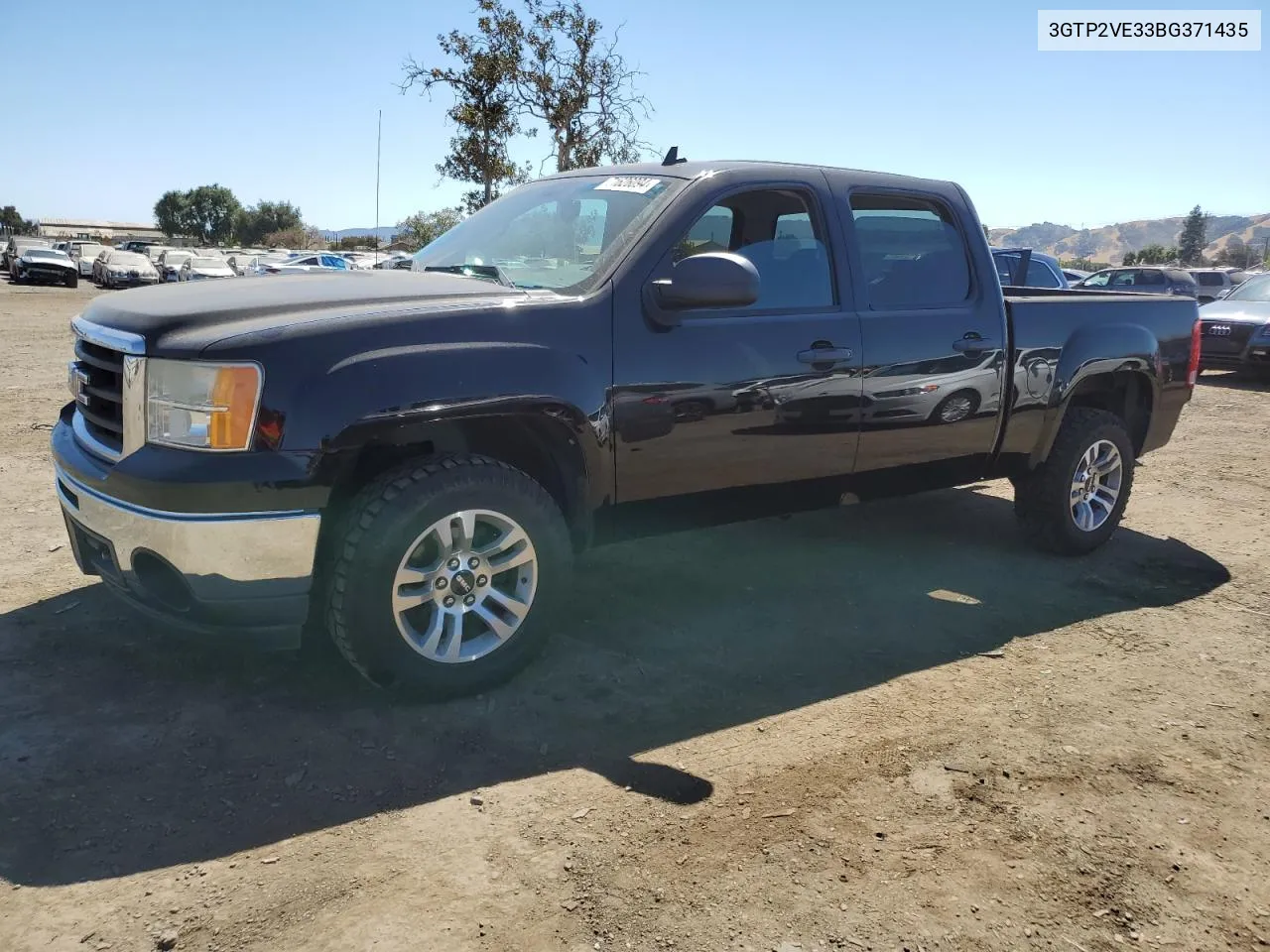 2011 GMC Sierra K1500 Sle VIN: 3GTP2VE33BG371435 Lot: 71626094