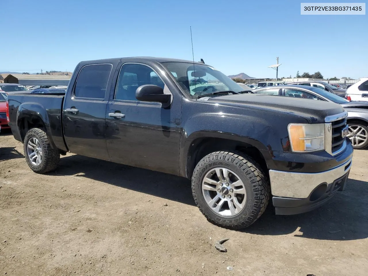 2011 GMC Sierra K1500 Sle VIN: 3GTP2VE33BG371435 Lot: 71626094