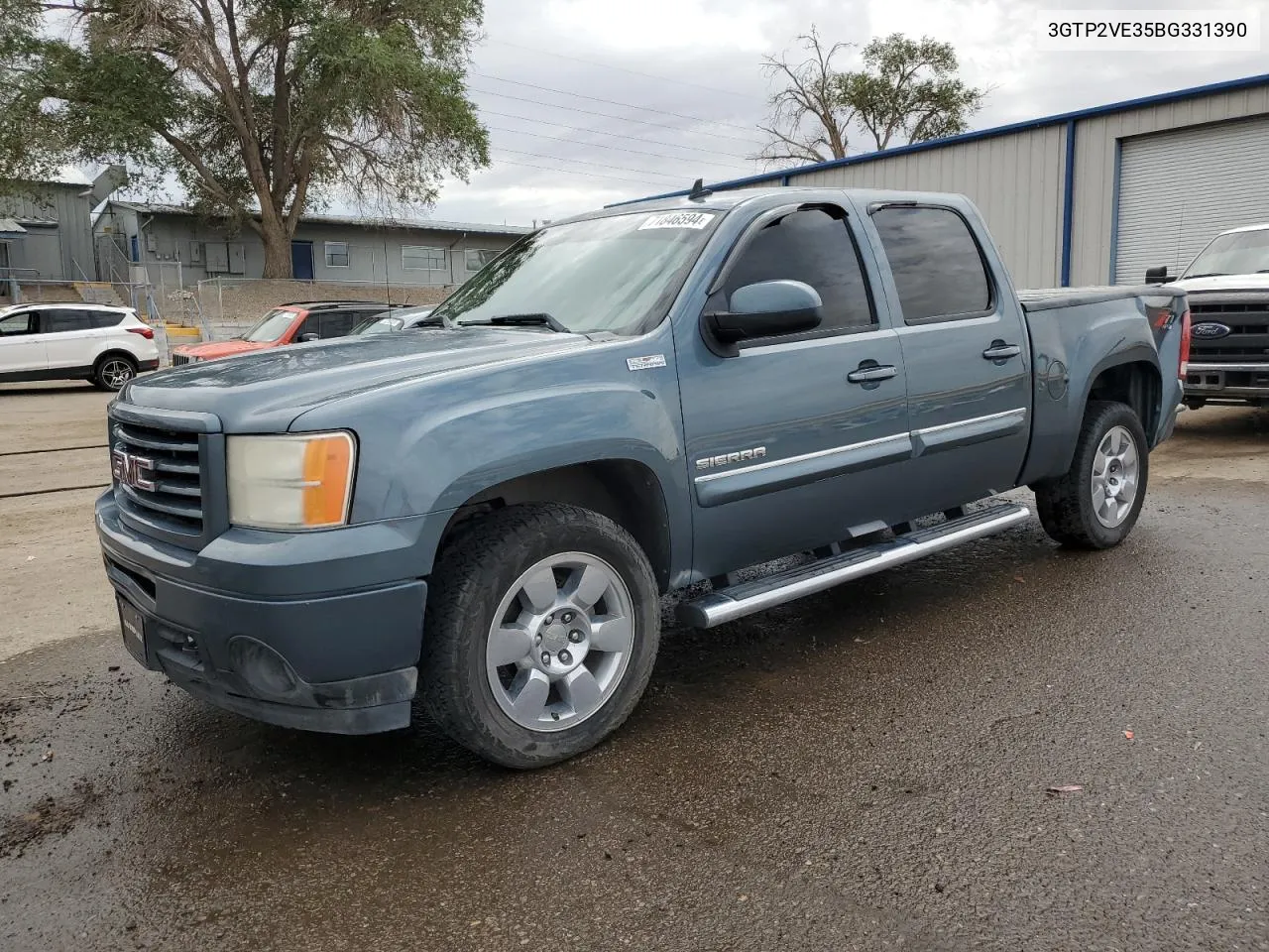 2011 GMC Sierra K1500 Sle VIN: 3GTP2VE35BG331390 Lot: 71846594