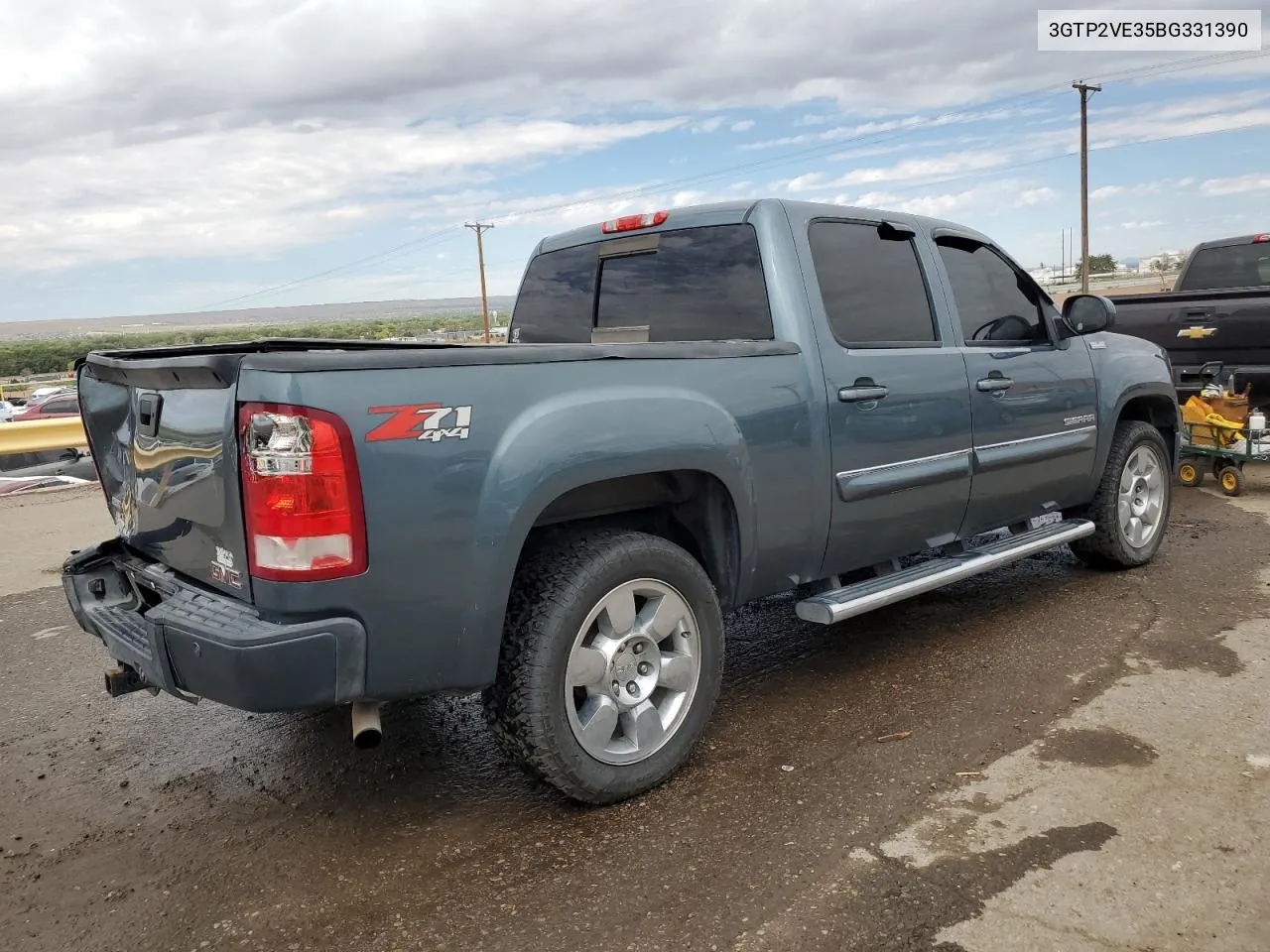 2011 GMC Sierra K1500 Sle VIN: 3GTP2VE35BG331390 Lot: 71846594