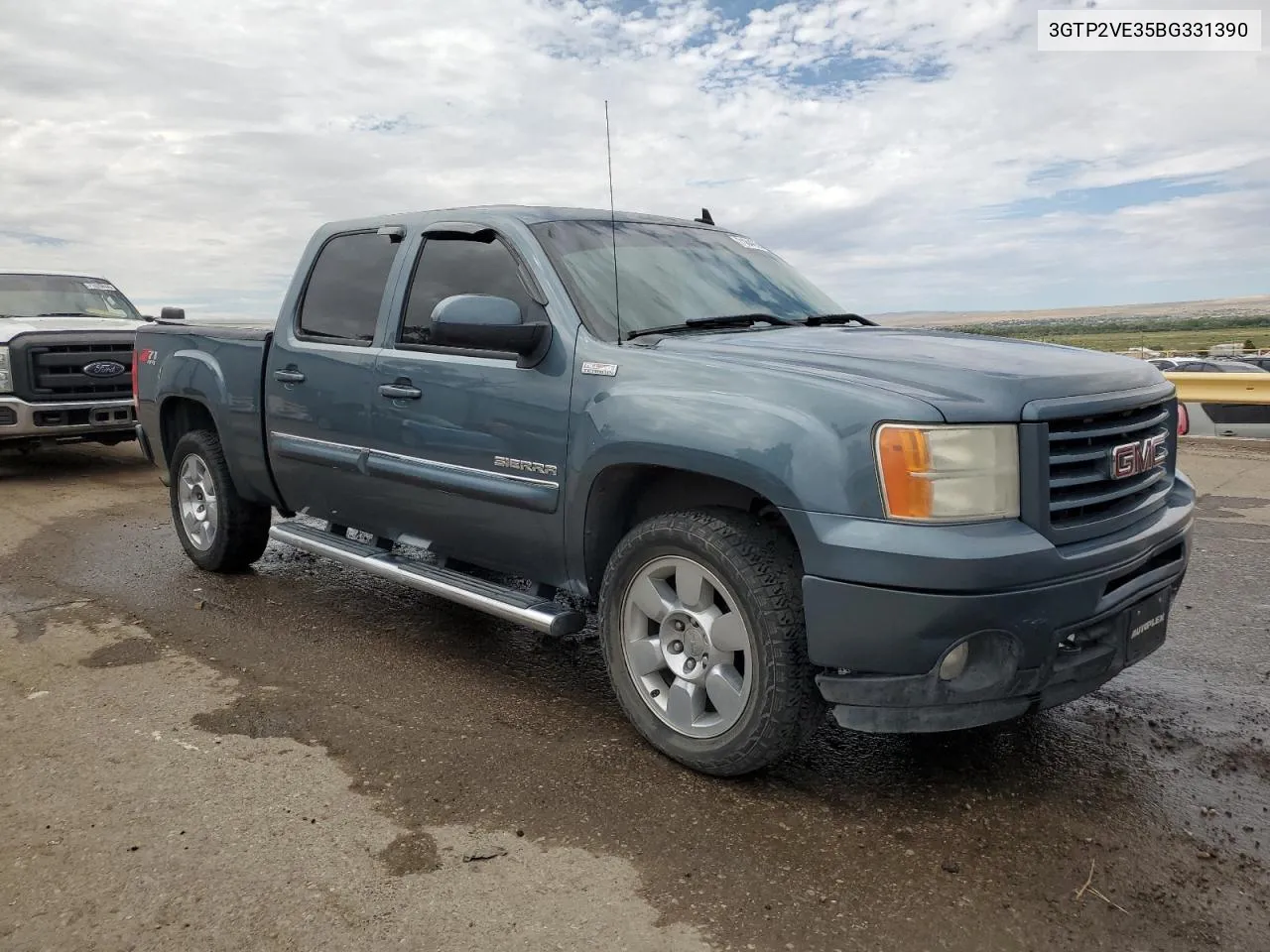 2011 GMC Sierra K1500 Sle VIN: 3GTP2VE35BG331390 Lot: 71846594