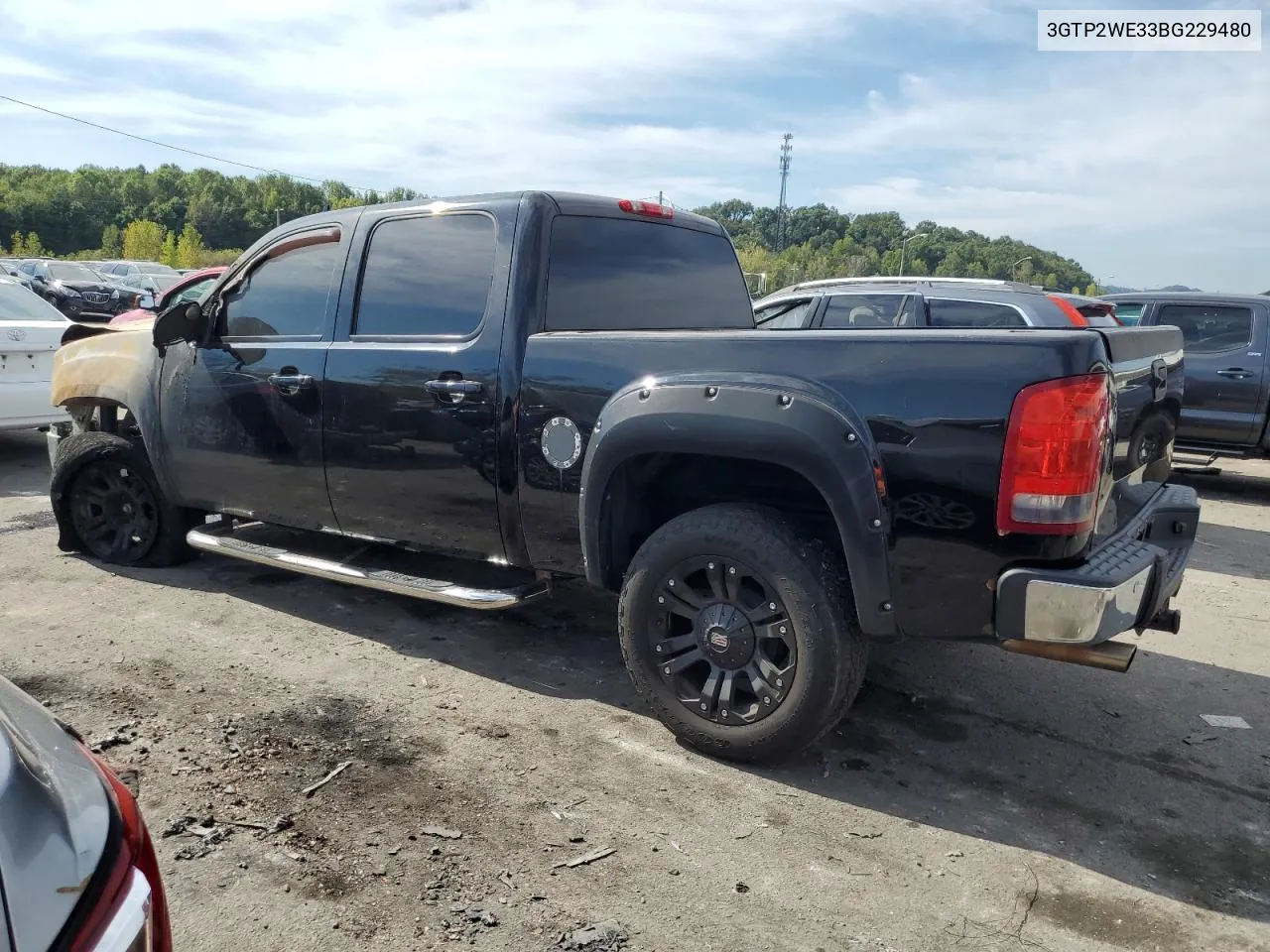 2011 GMC Sierra K1500 Slt VIN: 3GTP2WE33BG229480 Lot: 71927734