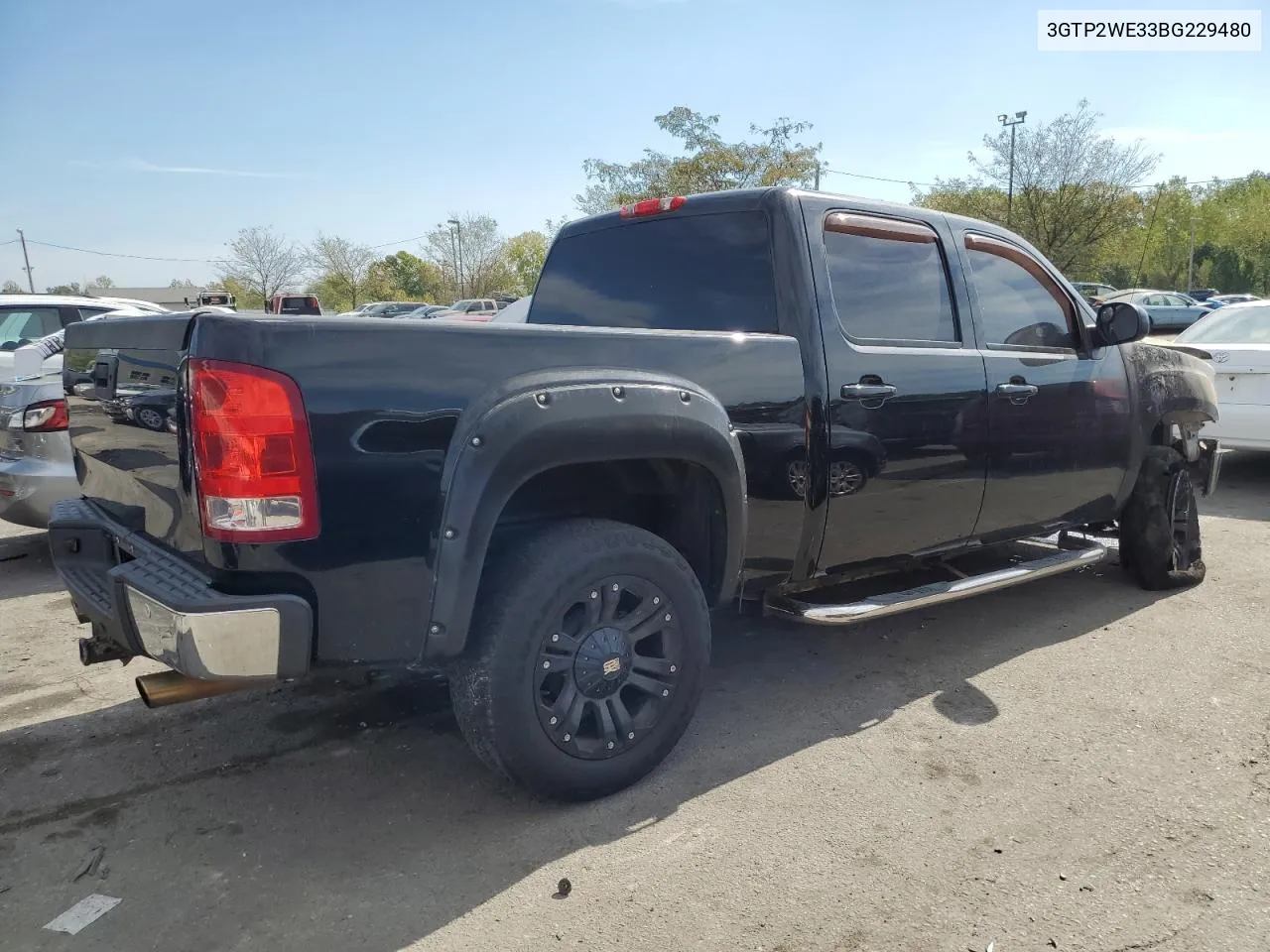 2011 GMC Sierra K1500 Slt VIN: 3GTP2WE33BG229480 Lot: 71927734