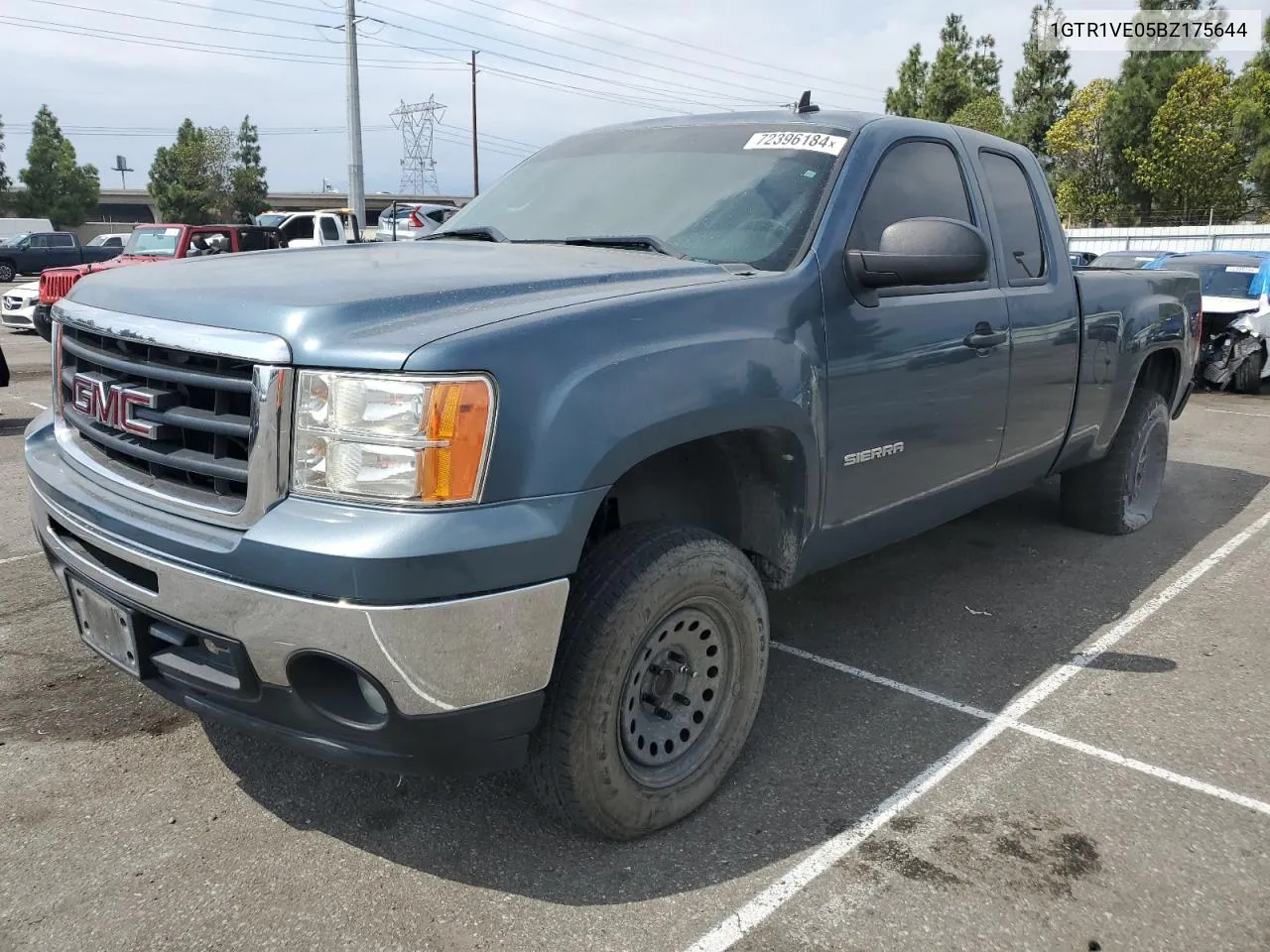 2011 GMC Sierra C1500 Sle VIN: 1GTR1VE05BZ175644 Lot: 72396184