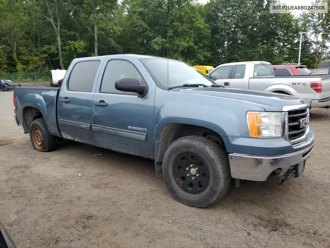 2011 GMC Sierra K1500 Sl VIN: 3GTP2UEA8BG247508 Lot: 72397534