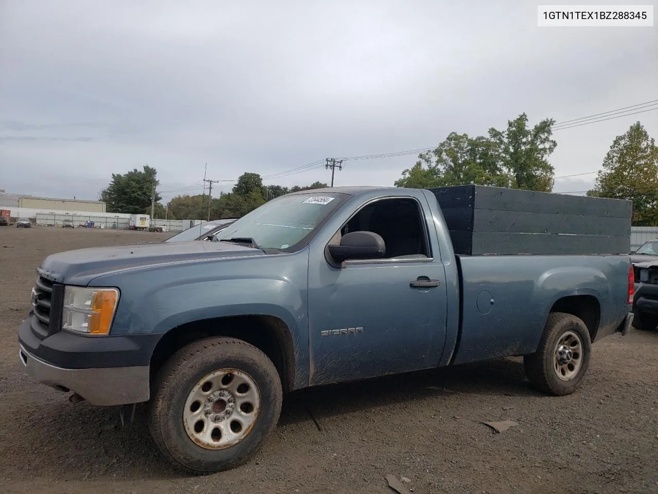 2011 GMC Sierra C1500 VIN: 1GTN1TEX1BZ288345 Lot: 72544554