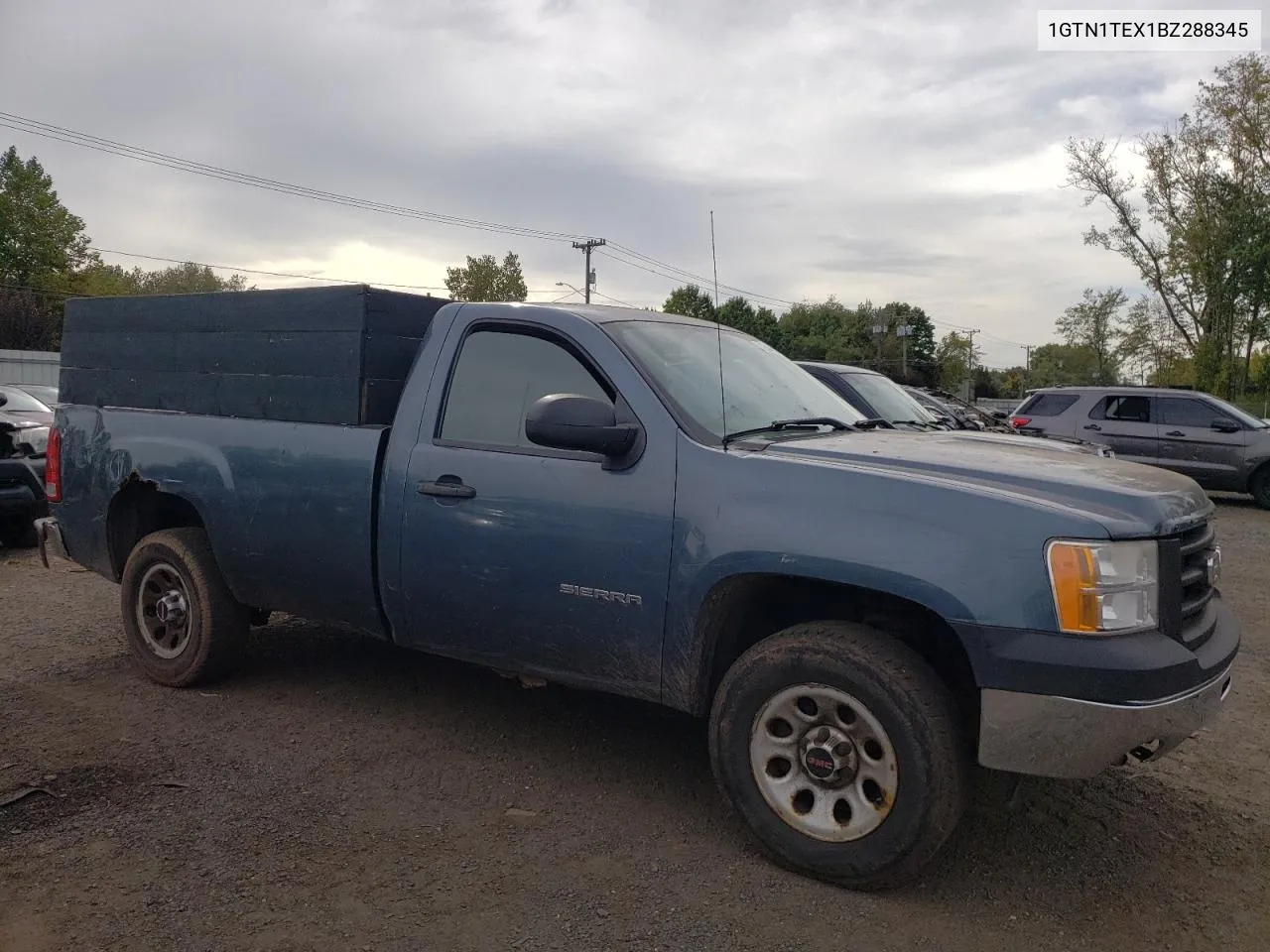 2011 GMC Sierra C1500 VIN: 1GTN1TEX1BZ288345 Lot: 72544554