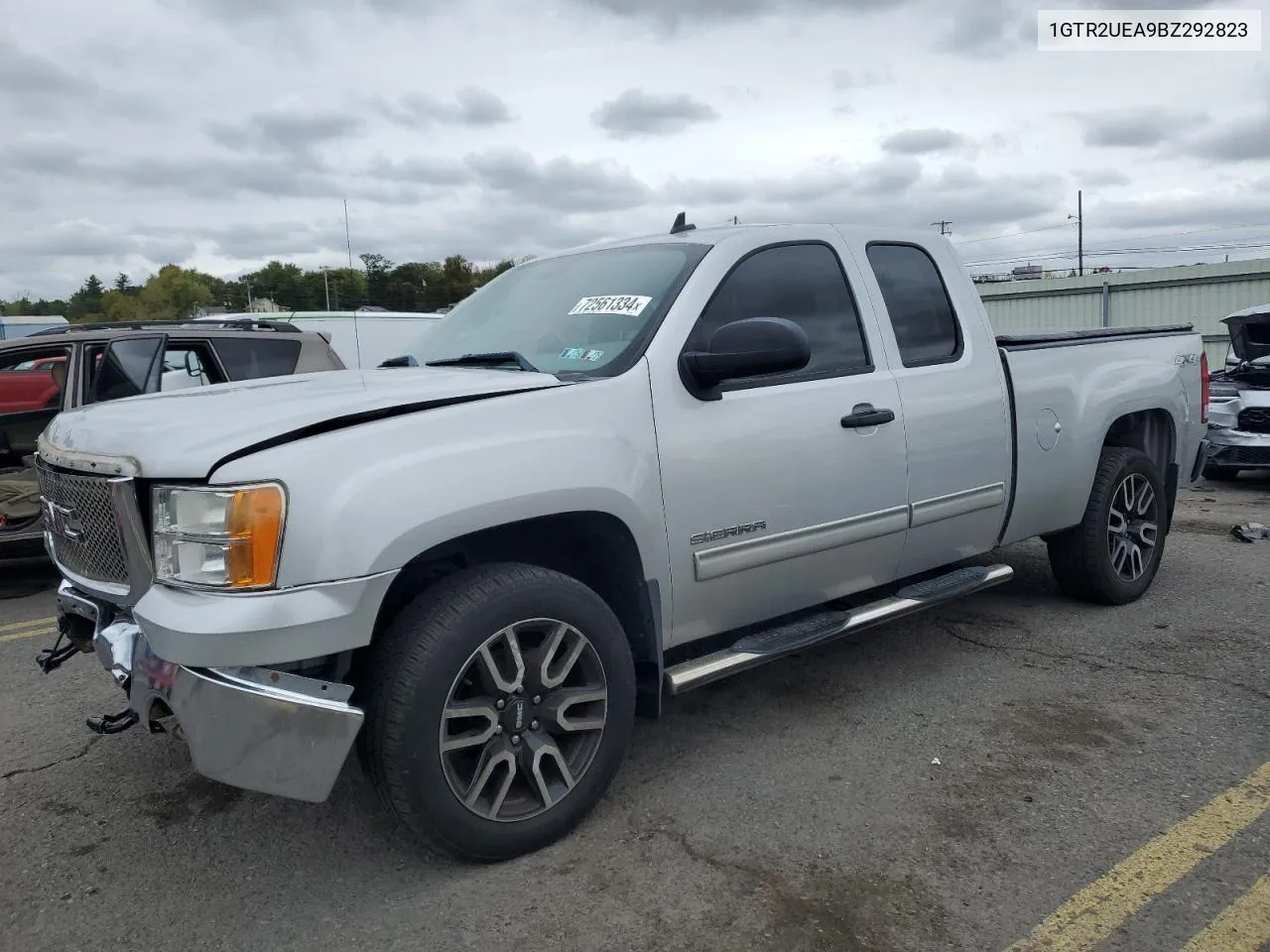 2011 GMC Sierra K1500 Sl VIN: 1GTR2UEA9BZ292823 Lot: 72561334