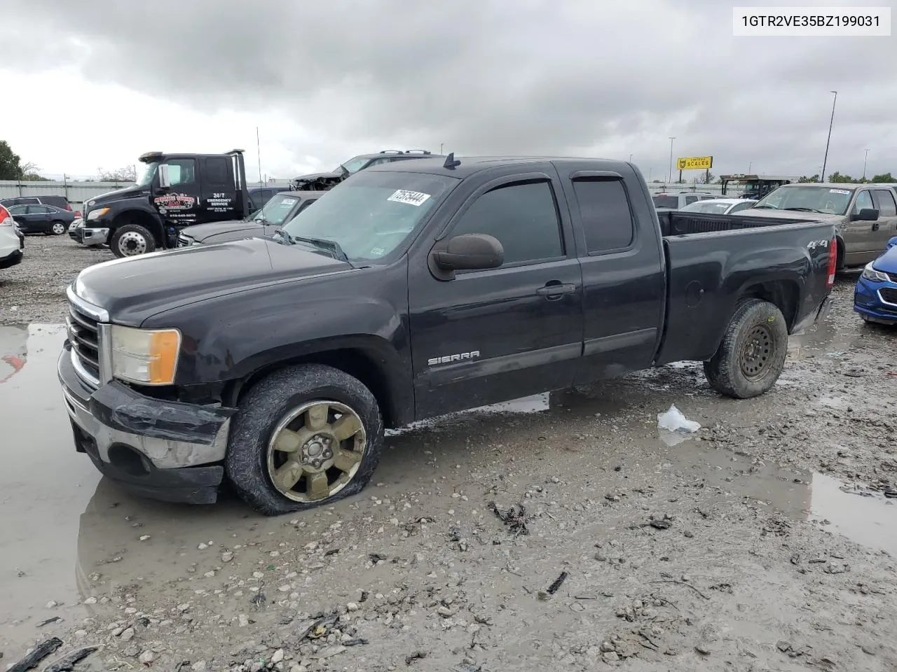 2011 GMC Sierra K1500 Sle VIN: 1GTR2VE35BZ199031 Lot: 72575444