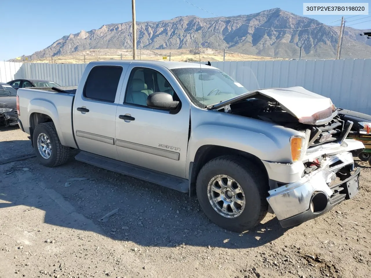 2011 GMC Sierra K1500 Sle VIN: 3GTP2VE37BG198020 Lot: 73122034