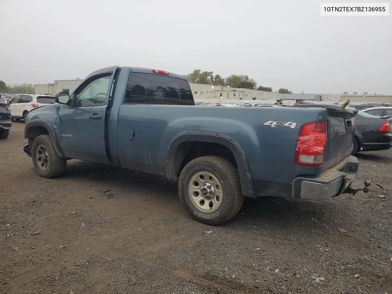 1GTN2TEX7BZ136955 2011 GMC Sierra K1500