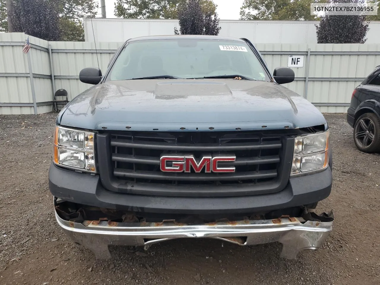 2011 GMC Sierra K1500 VIN: 1GTN2TEX7BZ136955 Lot: 73313874