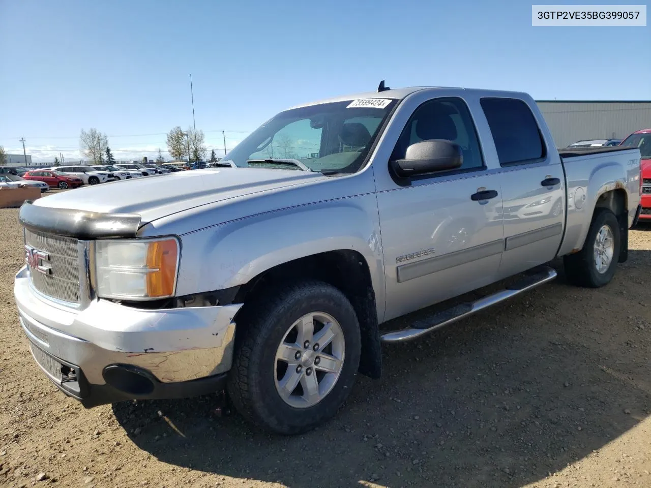 2011 GMC Sierra K1500 Sle VIN: 3GTP2VE35BG399057 Lot: 73599424