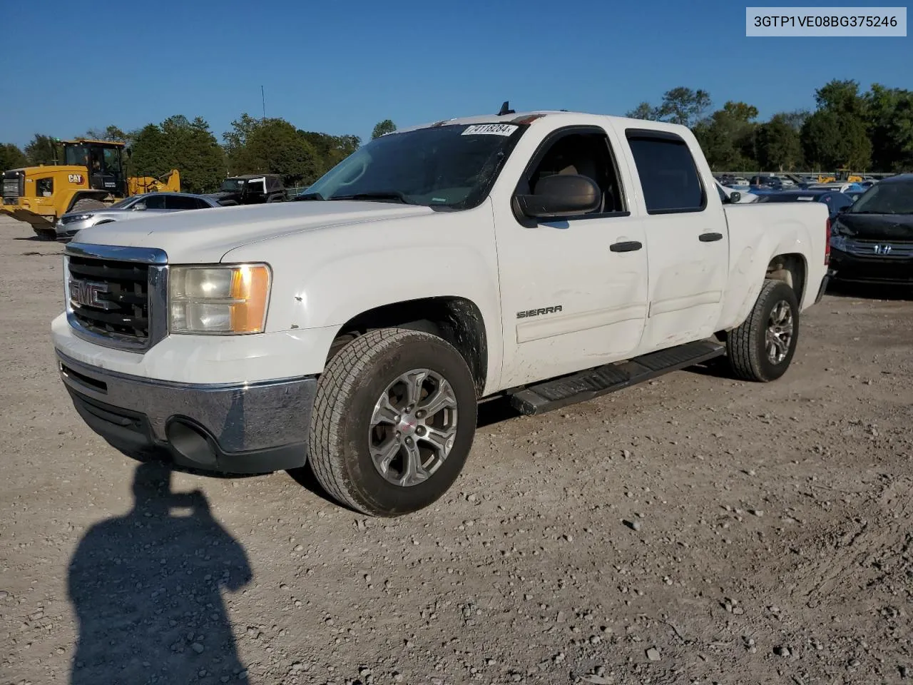 2011 GMC Sierra C1500 Sle VIN: 3GTP1VE08BG375246 Lot: 74118284