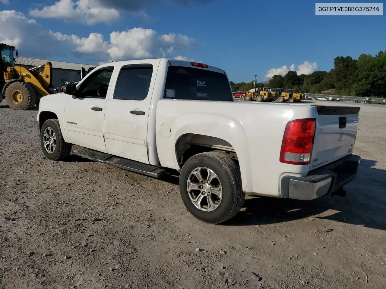 2011 GMC Sierra C1500 Sle VIN: 3GTP1VE08BG375246 Lot: 74118284