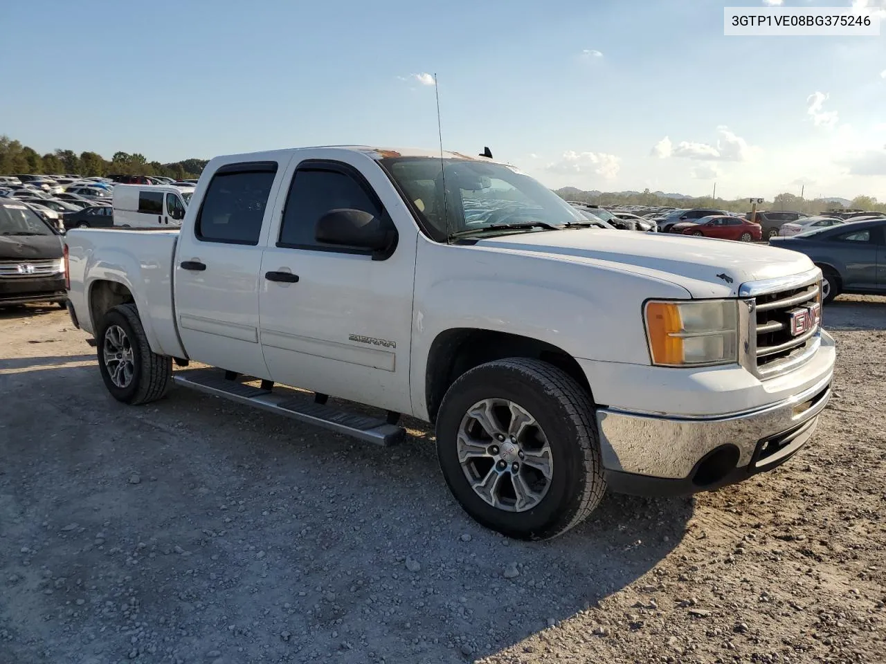 2011 GMC Sierra C1500 Sle VIN: 3GTP1VE08BG375246 Lot: 74118284