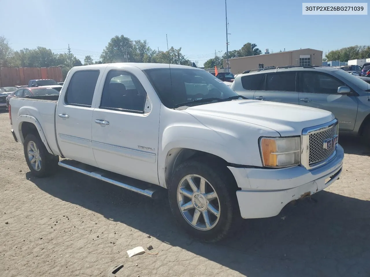 2011 GMC Sierra K1500 Denali VIN: 3GTP2XE26BG271039 Lot: 74167104