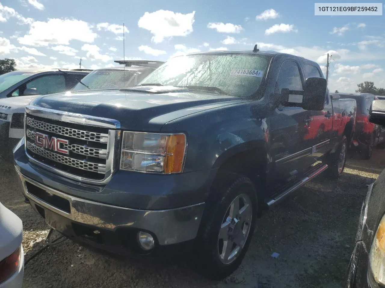 2011 GMC Sierra K2500 Slt VIN: 1GT121EG9BF259452 Lot: 74183684