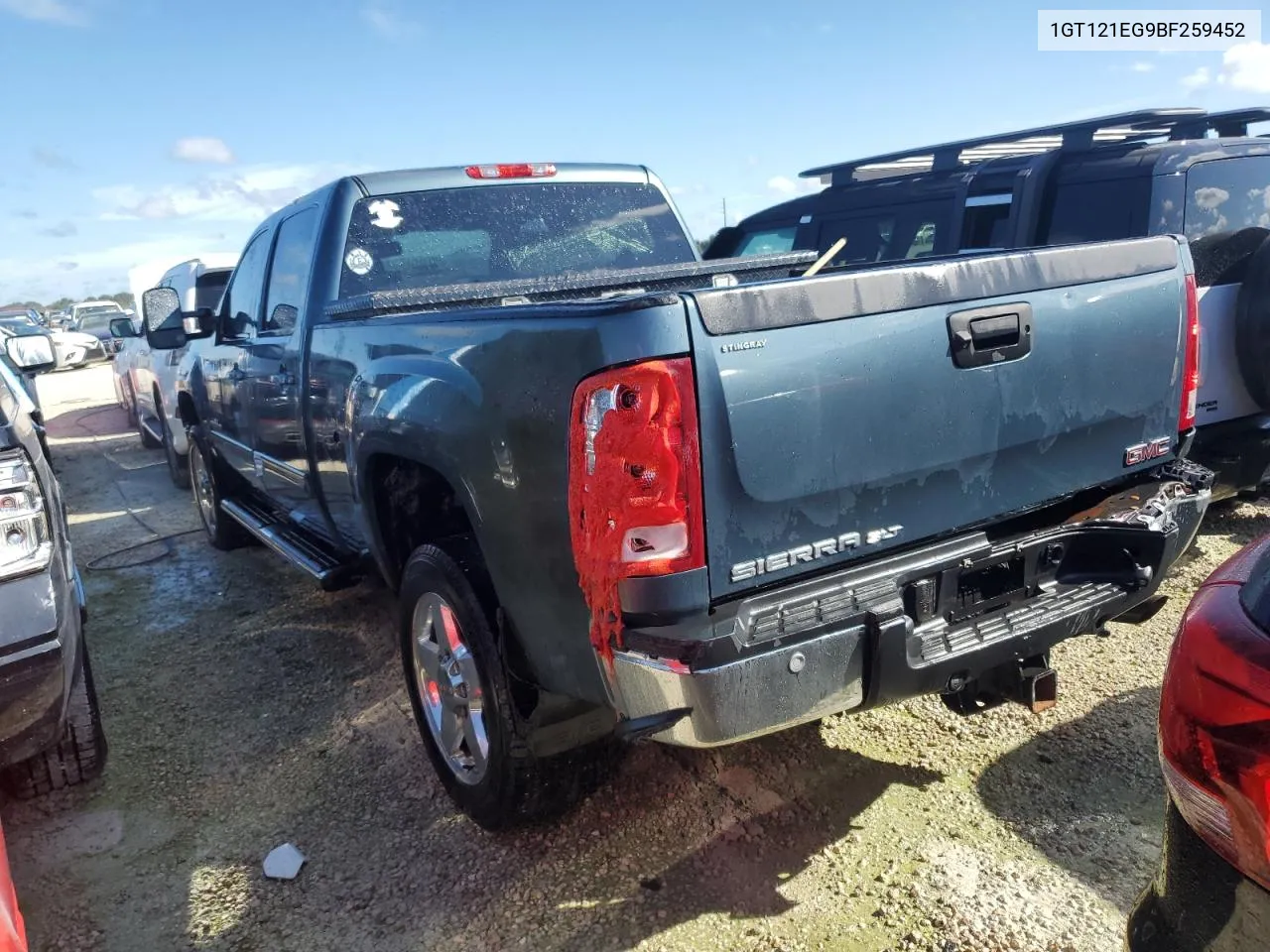 2011 GMC Sierra K2500 Slt VIN: 1GT121EG9BF259452 Lot: 74183684