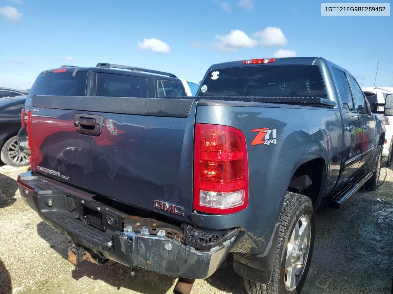 2011 GMC Sierra K2500 Slt VIN: 1GT121EG9BF259452 Lot: 74183684