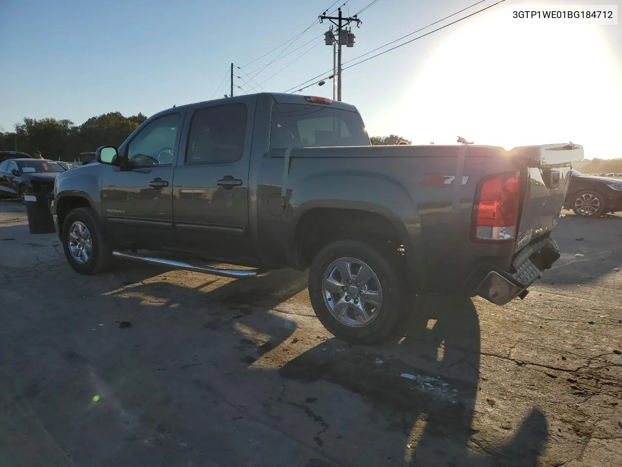 2011 GMC Sierra C1500 Slt VIN: 3GTP1WE01BG184712 Lot: 74253714