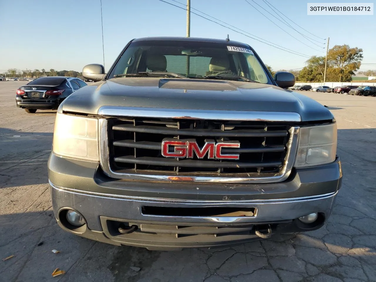 2011 GMC Sierra C1500 Slt VIN: 3GTP1WE01BG184712 Lot: 74253714