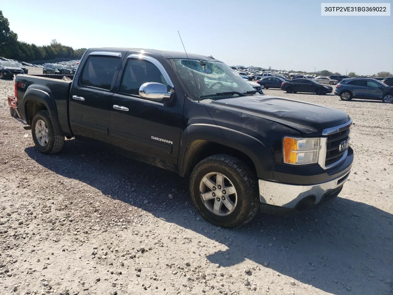 2011 GMC Sierra K1500 Sle VIN: 3GTP2VE31BG369022 Lot: 74520394