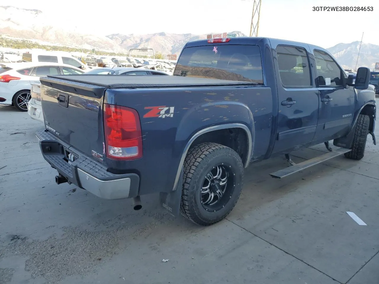 2011 GMC Sierra K1500 Slt VIN: 3GTP2WE38BG284653 Lot: 74845374