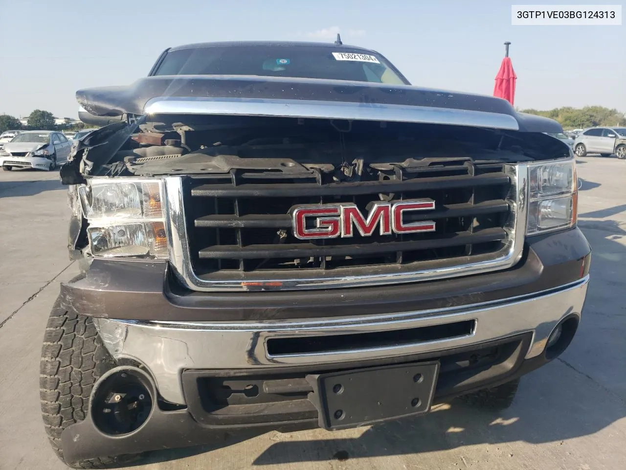 2011 GMC Sierra C1500 Sle VIN: 3GTP1VE03BG124313 Lot: 75021304