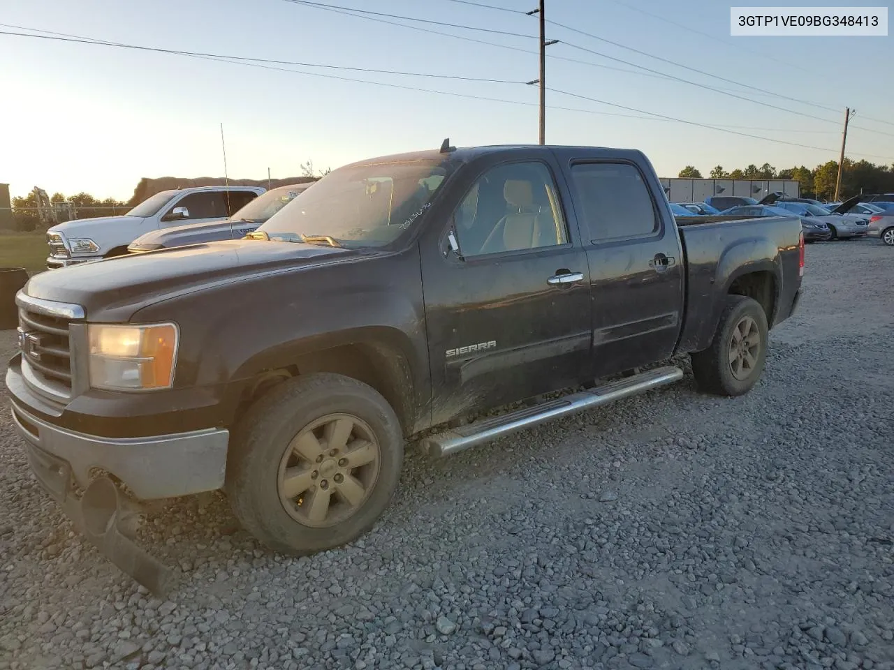 2011 GMC Sierra C1500 Sle VIN: 3GTP1VE09BG348413 Lot: 75136074