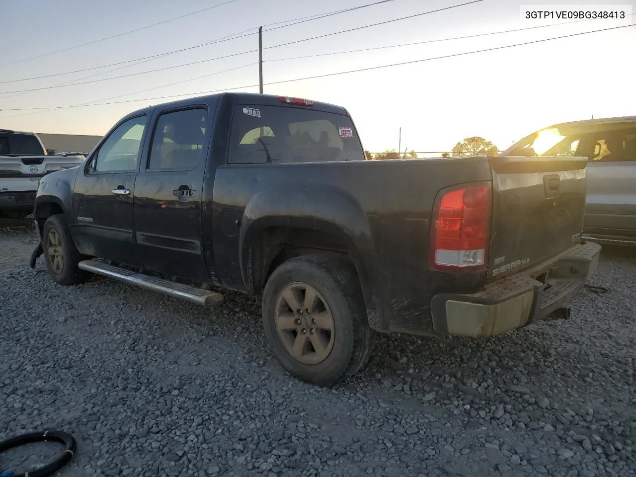 2011 GMC Sierra C1500 Sle VIN: 3GTP1VE09BG348413 Lot: 75136074