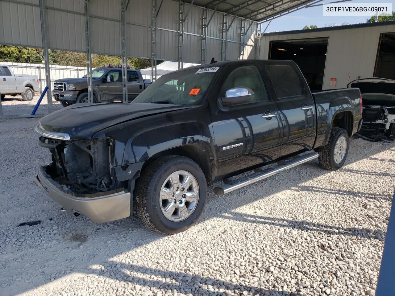 2011 GMC Sierra C1500 Sle VIN: 3GTP1VE06BG409071 Lot: 75265314