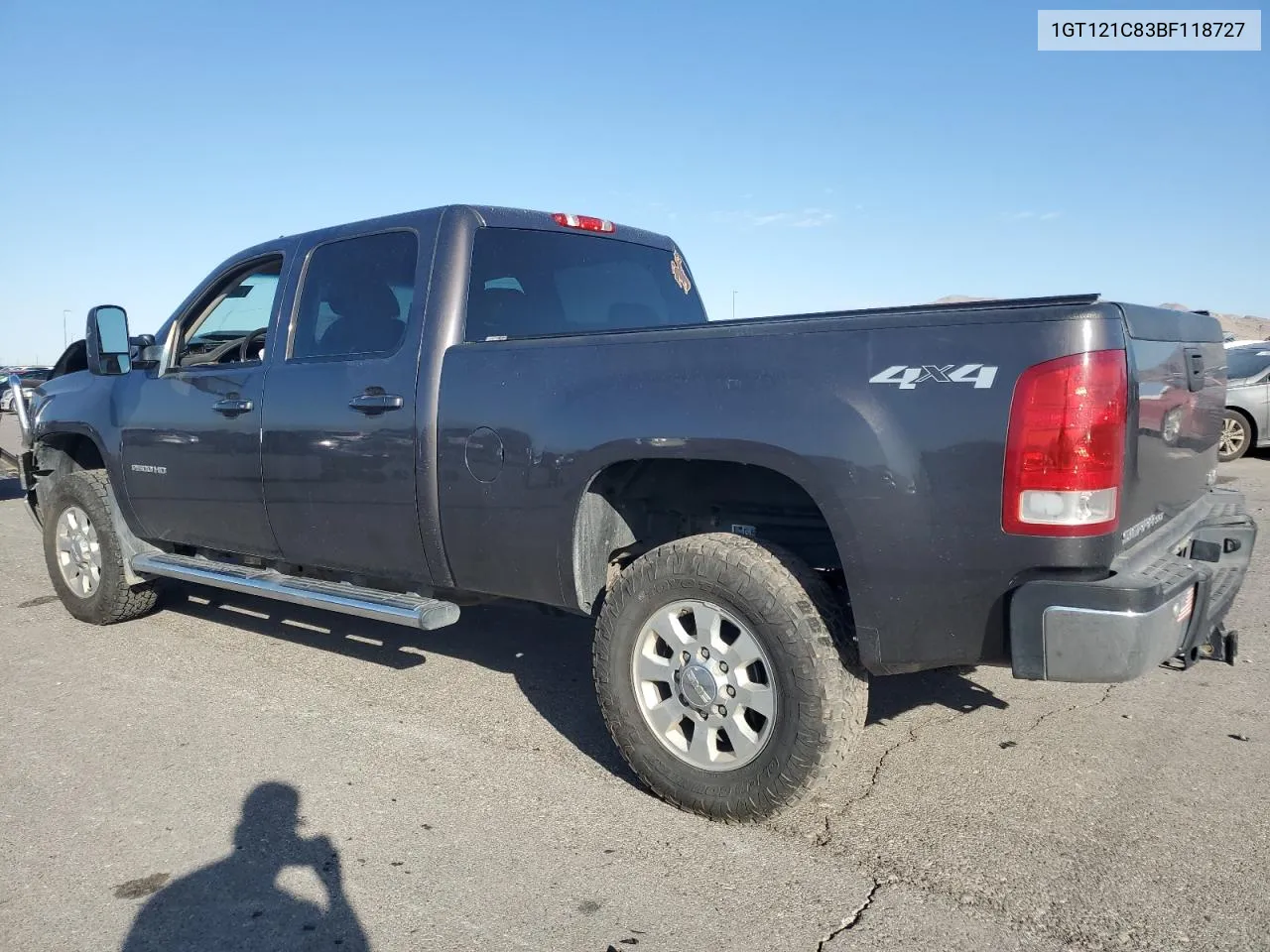 2011 GMC Sierra K2500 Slt VIN: 1GT121C83BF118727 Lot: 75772554