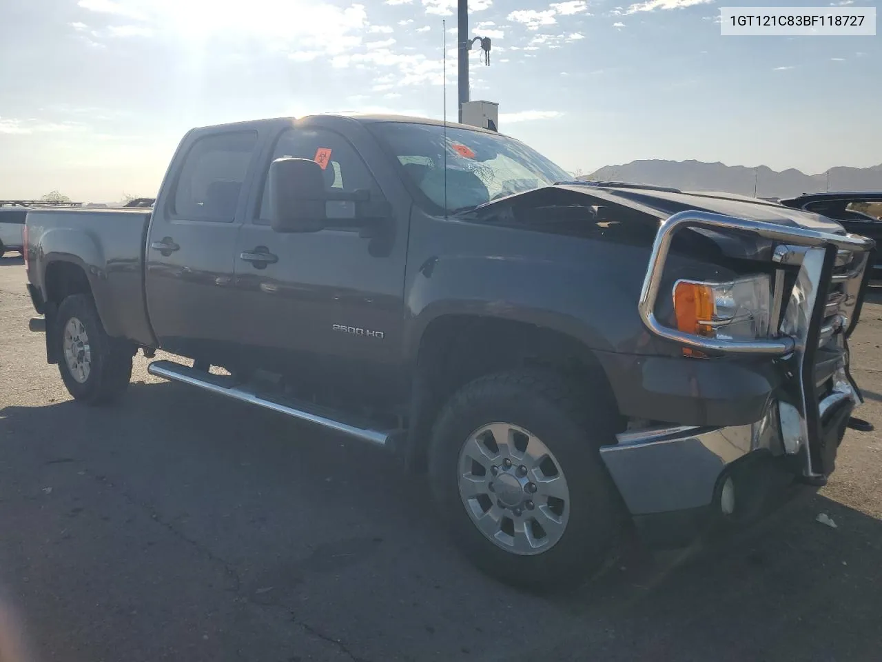 2011 GMC Sierra K2500 Slt VIN: 1GT121C83BF118727 Lot: 75772554