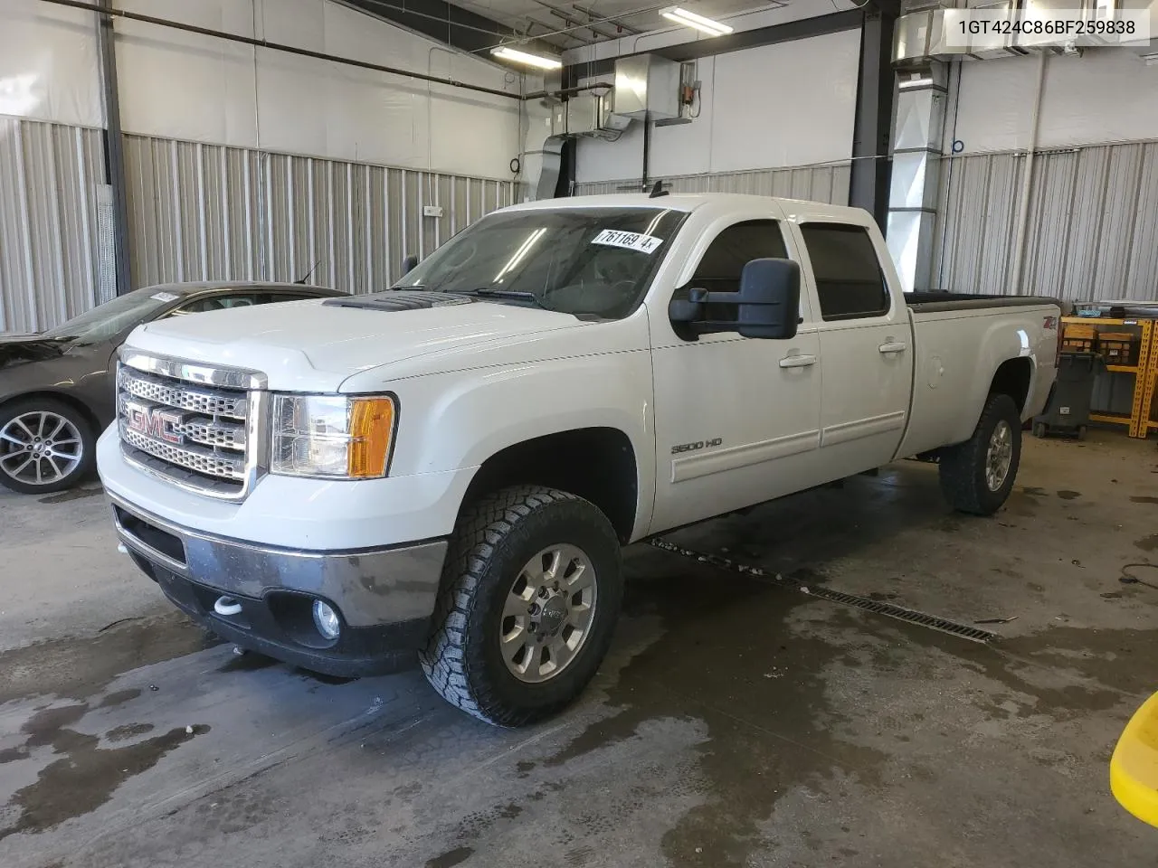 2011 GMC Sierra K3500 Slt VIN: 1GT424C86BF259838 Lot: 76116974