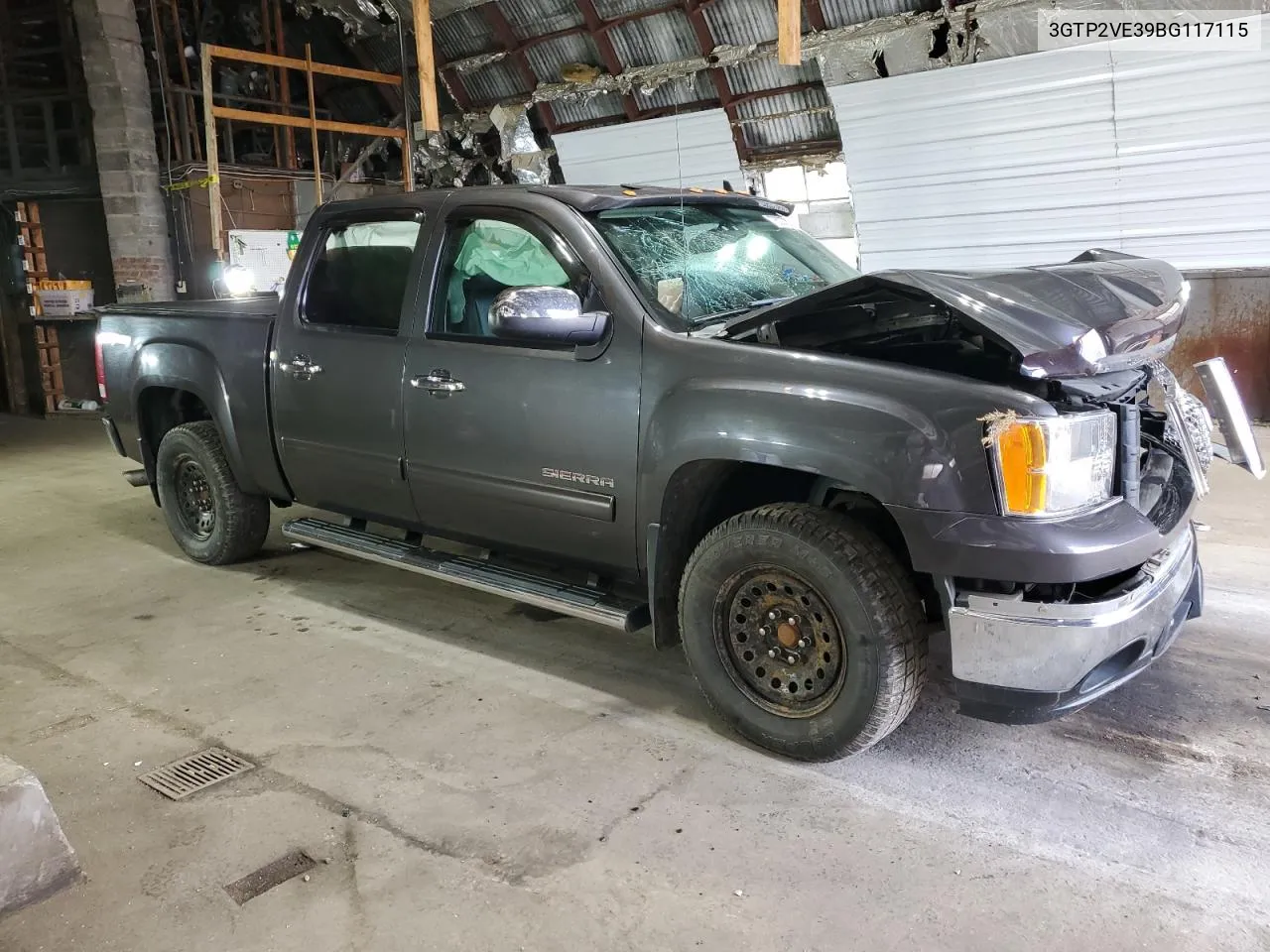 3GTP2VE39BG117115 2011 GMC Sierra K1500 Sle