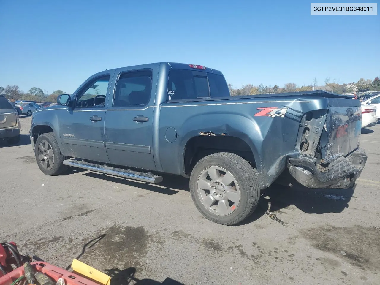 2011 GMC Sierra K1500 Sle VIN: 3GTP2VE31BG348011 Lot: 76453414