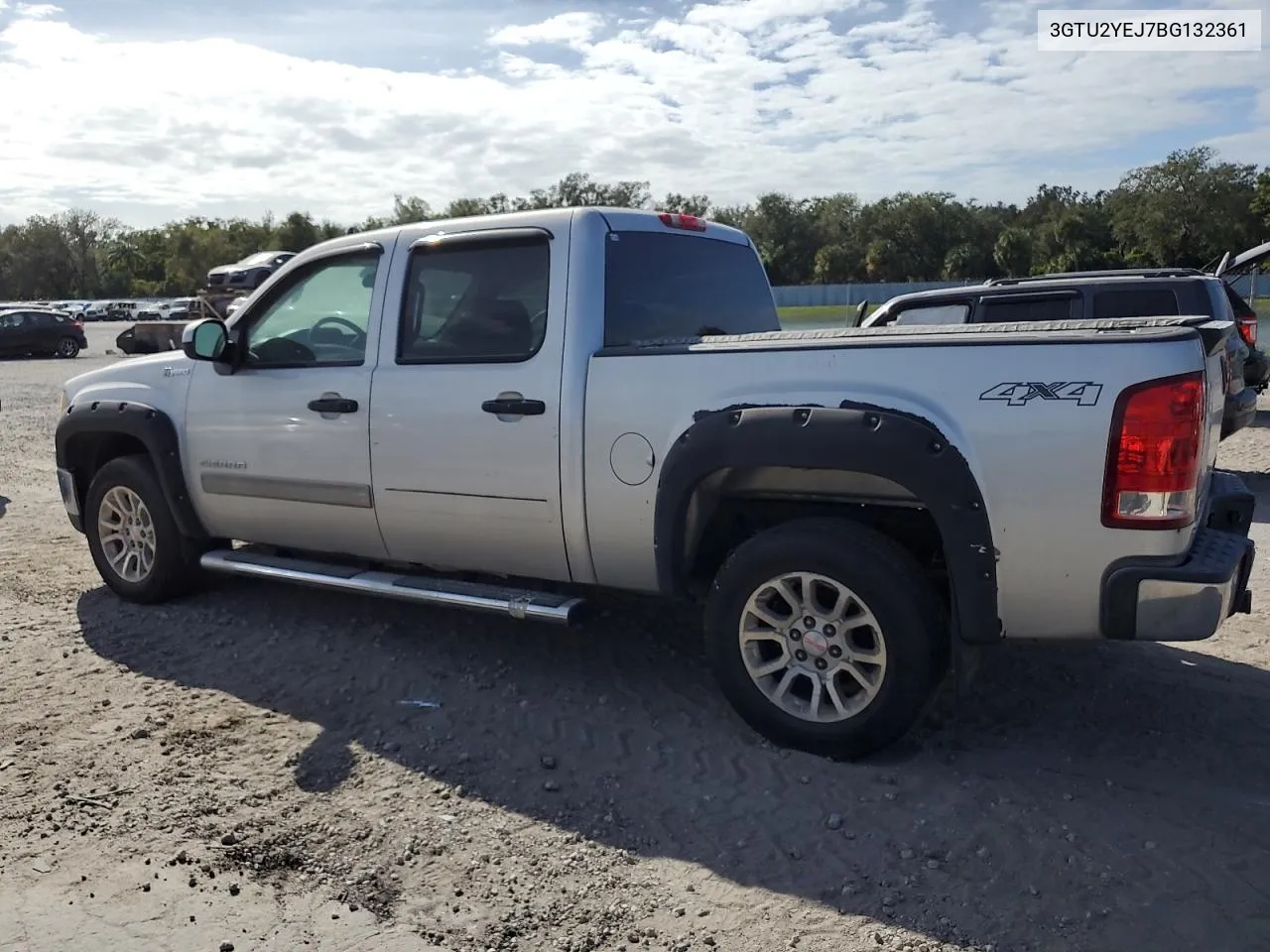 2011 GMC Sierra K1500 Hybrid VIN: 3GTU2YEJ7BG132361 Lot: 77036594