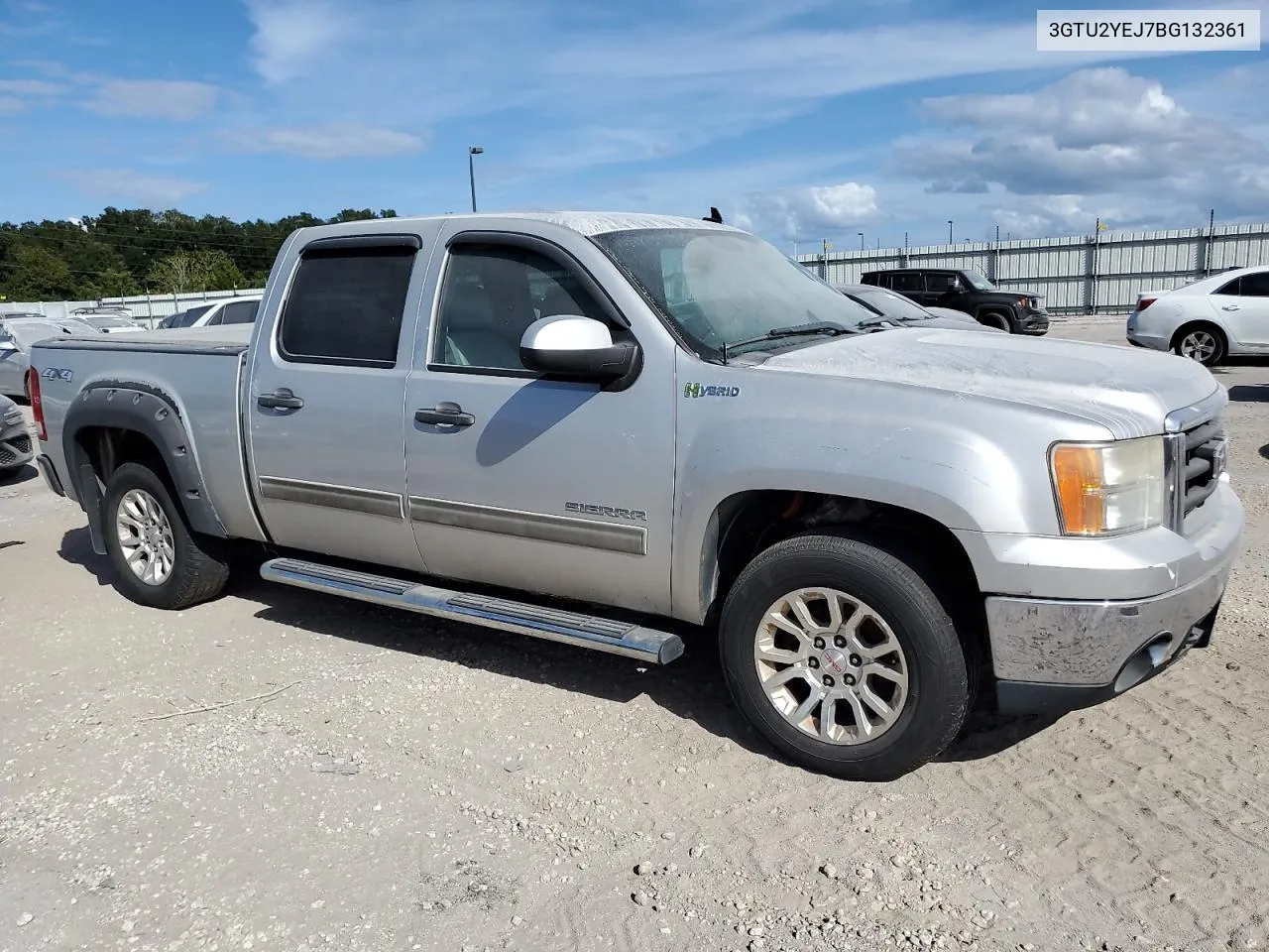 2011 GMC Sierra K1500 Hybrid VIN: 3GTU2YEJ7BG132361 Lot: 77036594