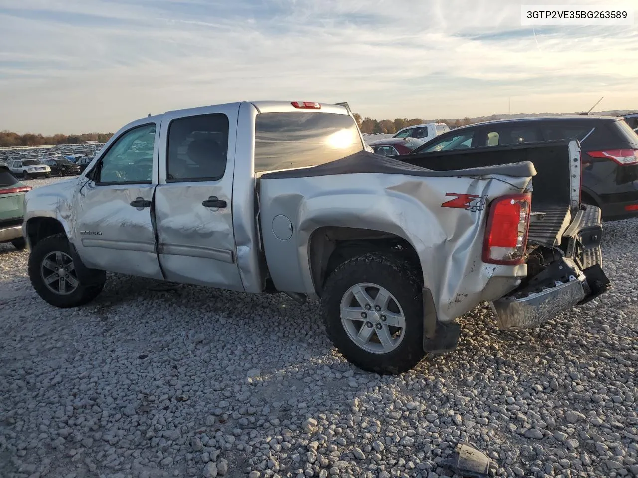 2011 GMC Sierra K1500 Sle VIN: 3GTP2VE35BG263589 Lot: 77177314