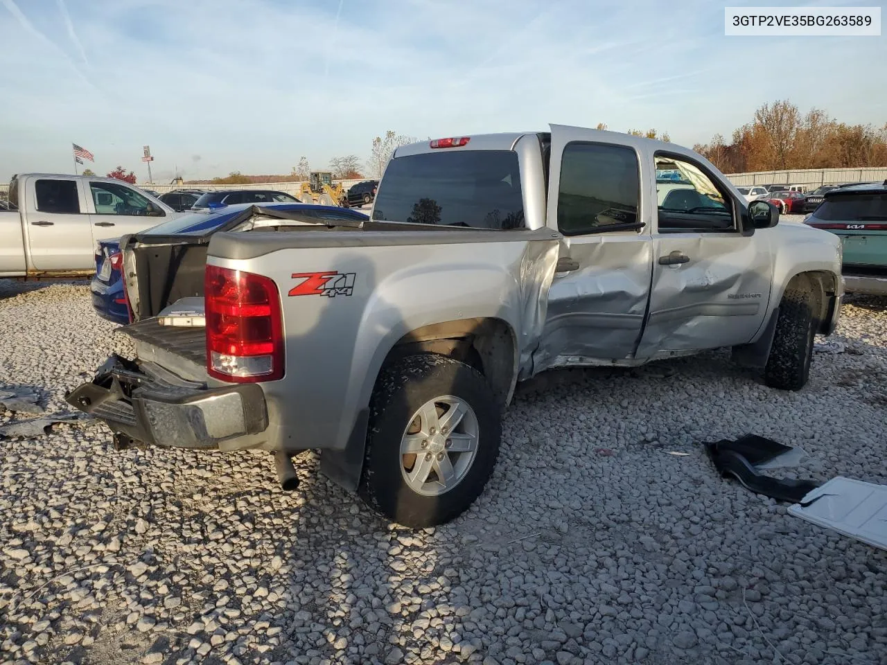 2011 GMC Sierra K1500 Sle VIN: 3GTP2VE35BG263589 Lot: 77177314