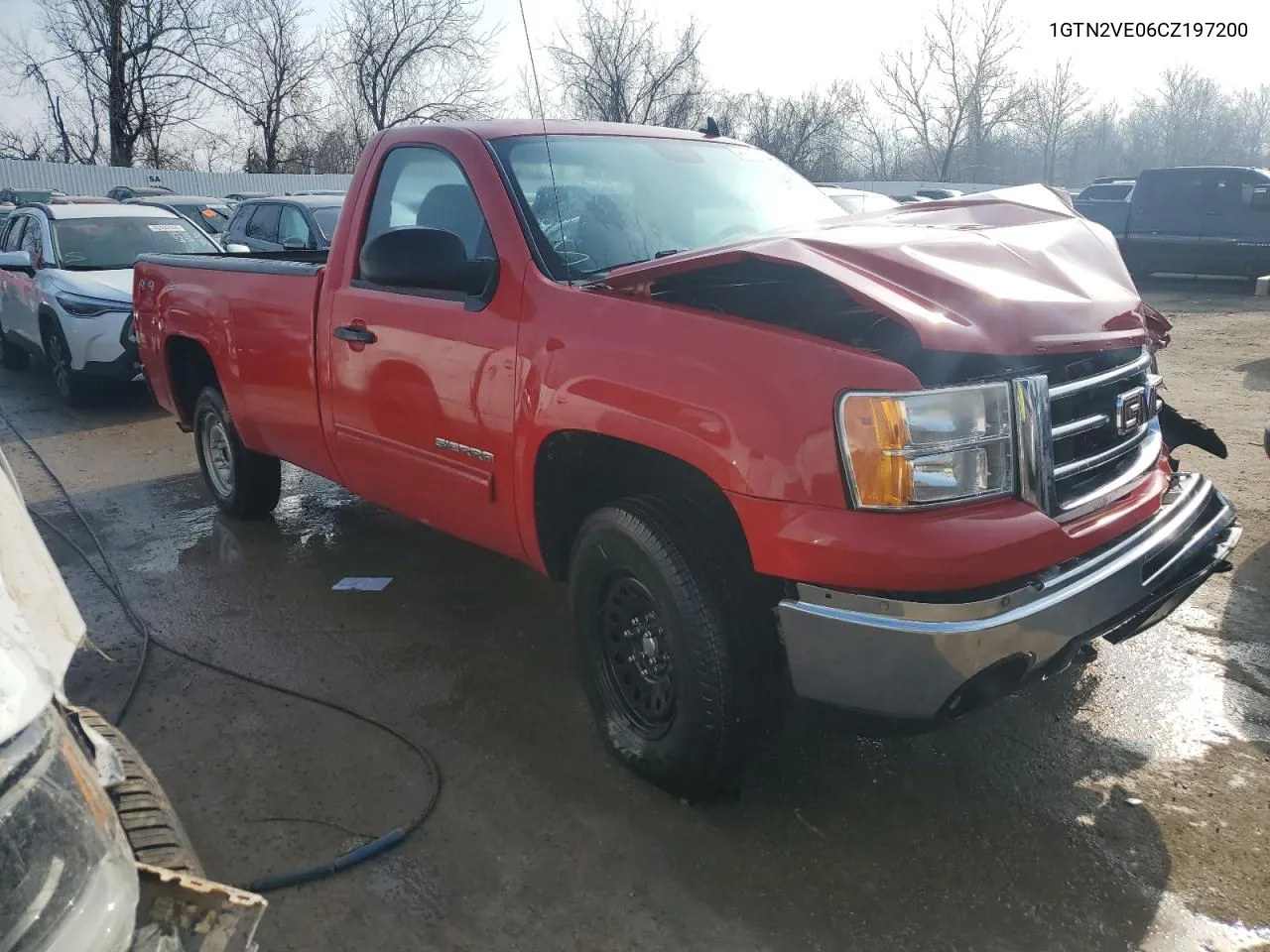 2012 GMC Sierra K1500 Sle VIN: 1GTN2VE06CZ197200 Lot: 40865304